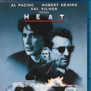 Heat Blu Ray Al Pacino Robert DeNiro Val Kilmer Tons of Special Features! MINT